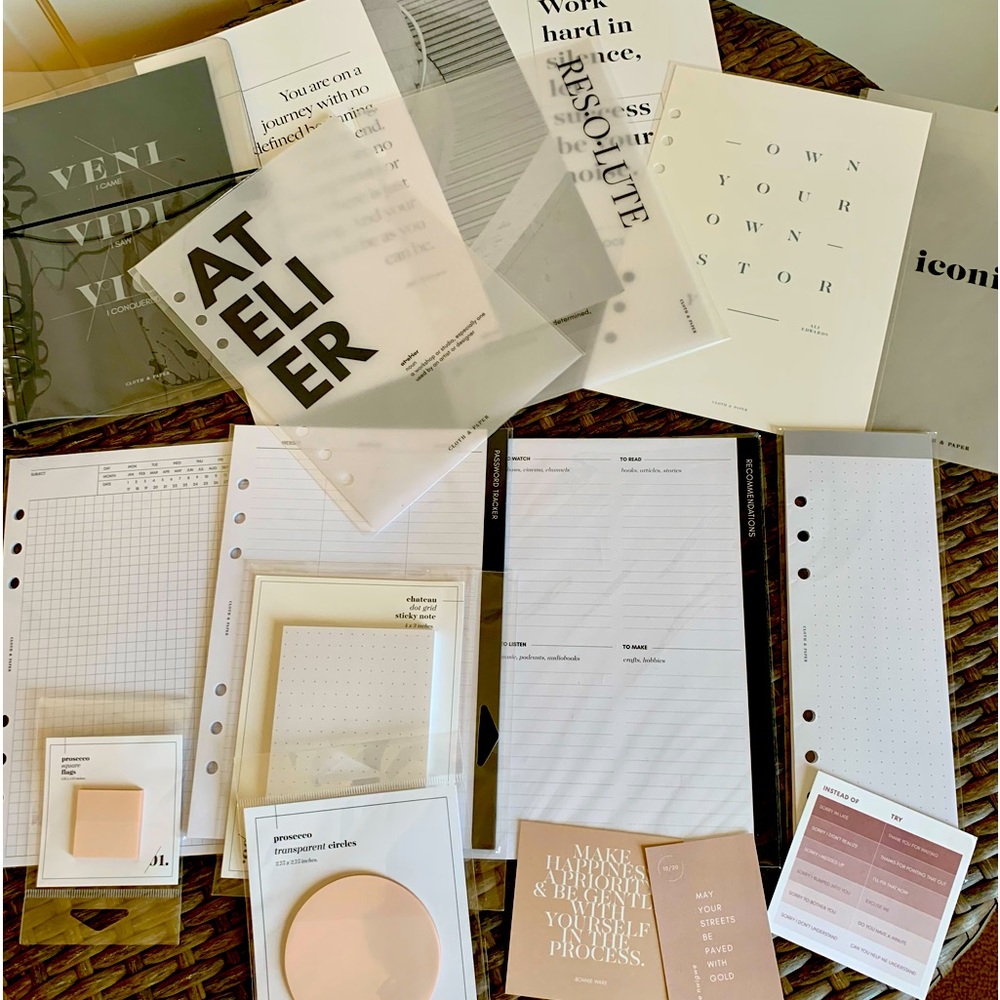 Cloth & Paper A5 Planner Bundle Set